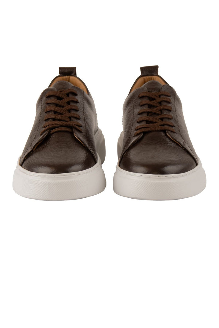 Pegia Leather Men's Sneakers DG5012  - Choco