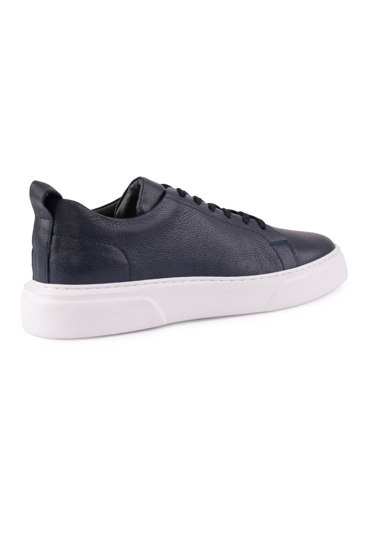 Pegia Leather Men's Sneakers DG5012  - Navy