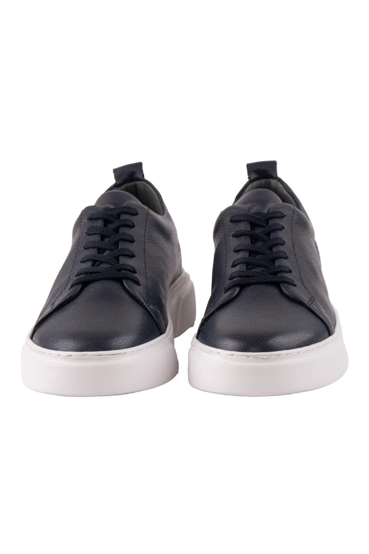 Pegia Leather Men's Sneakers DG5012  - Navy