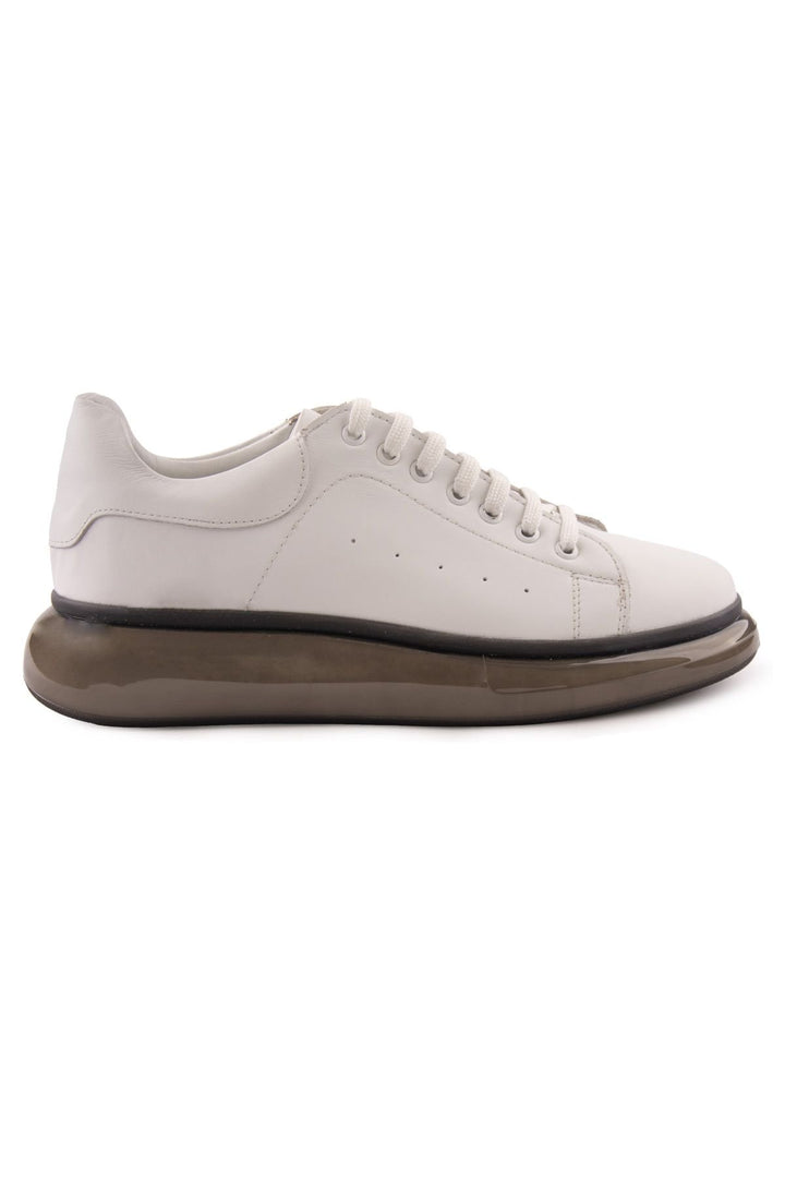Pegia Men's Leather Sneakers DG5008  - White