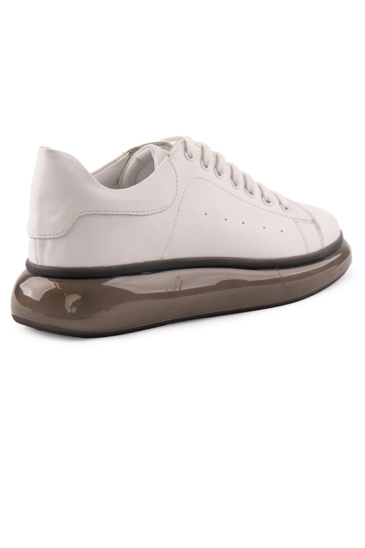 Pegia Men's Leather Sneakers DG5008  - White