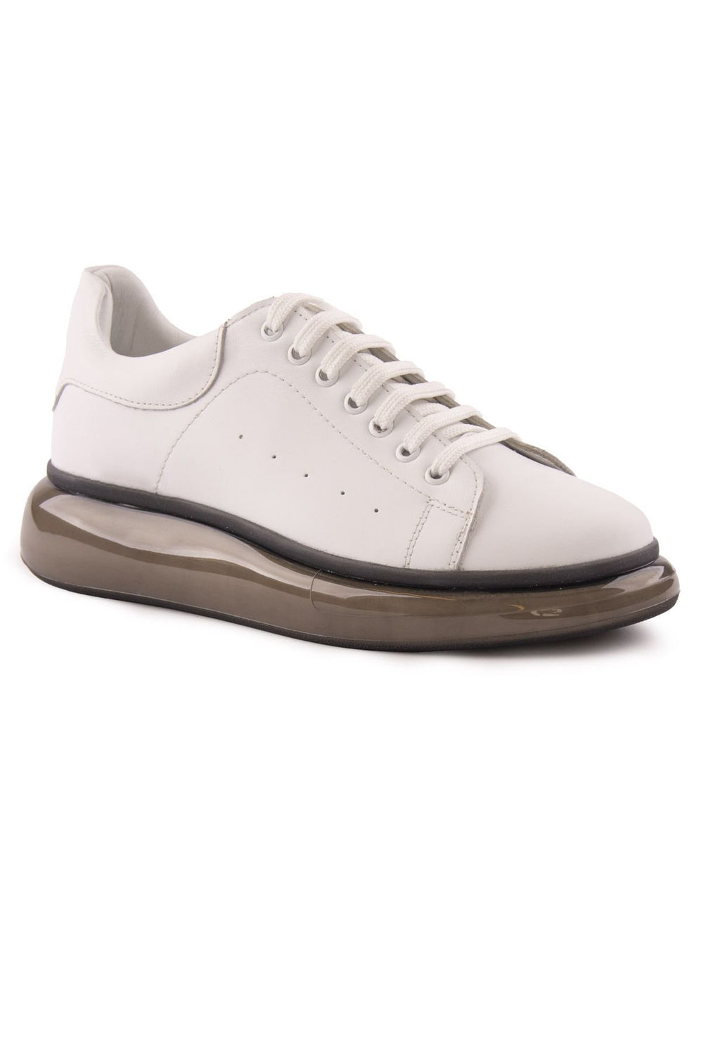 Pegia Men's Leather Sneakers DG5008  - White
