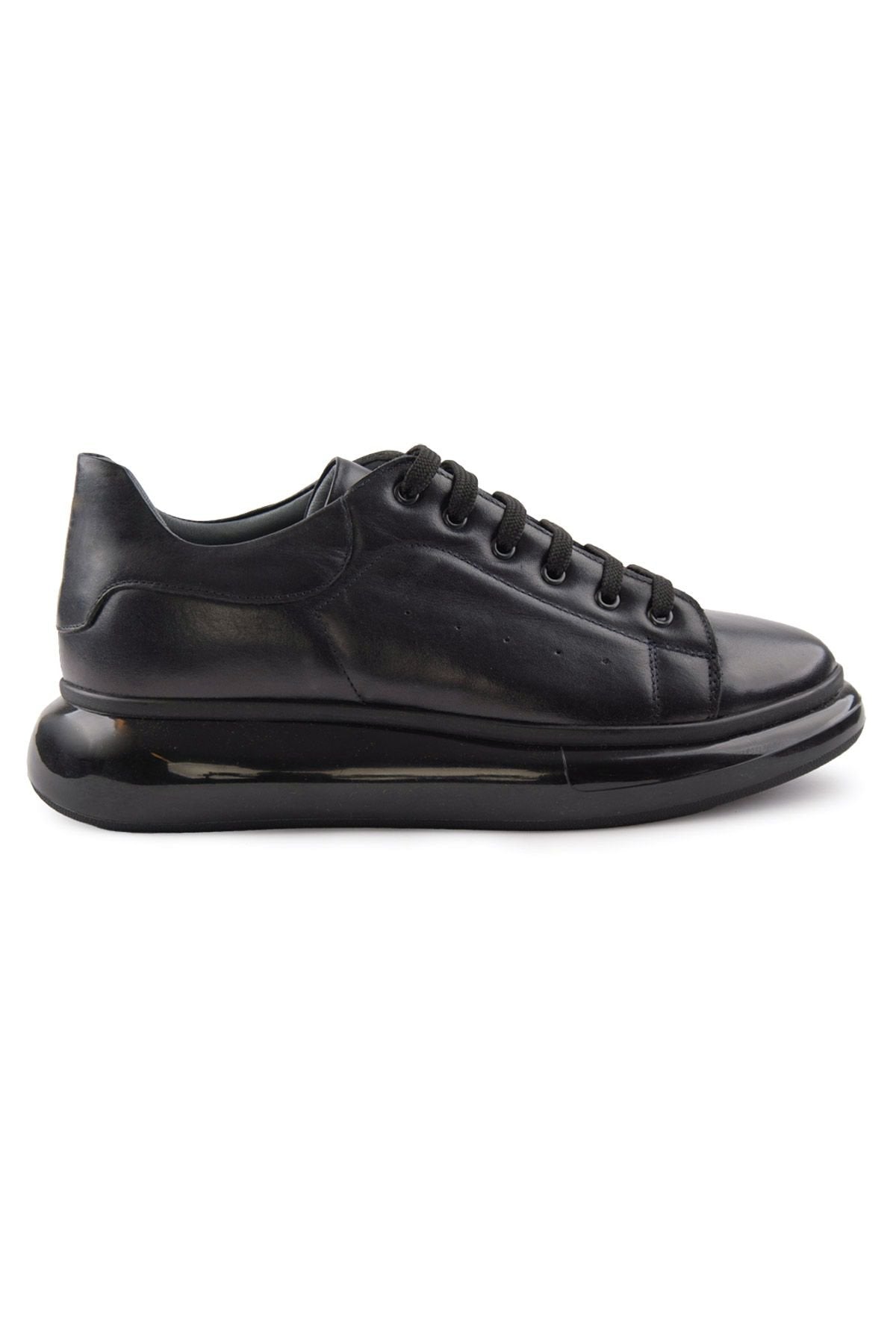 Pegia Men's Leather Sneakers DG5008  - Navy