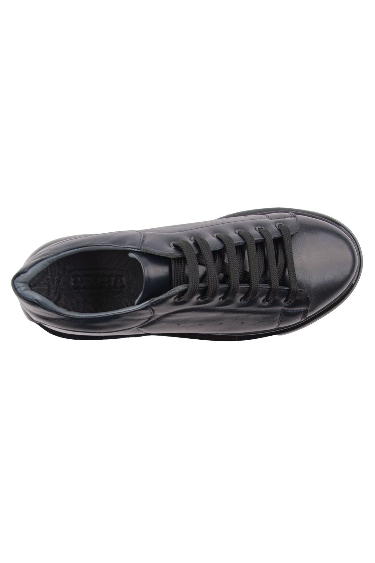 Pegia Men's Leather Sneakers DG5008  - Navy