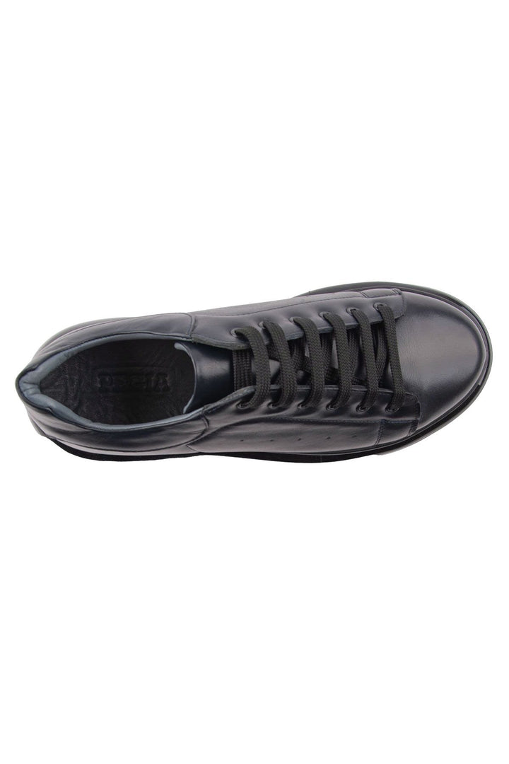 Pegia Men's Leather Sneakers DG5008  - Navy
