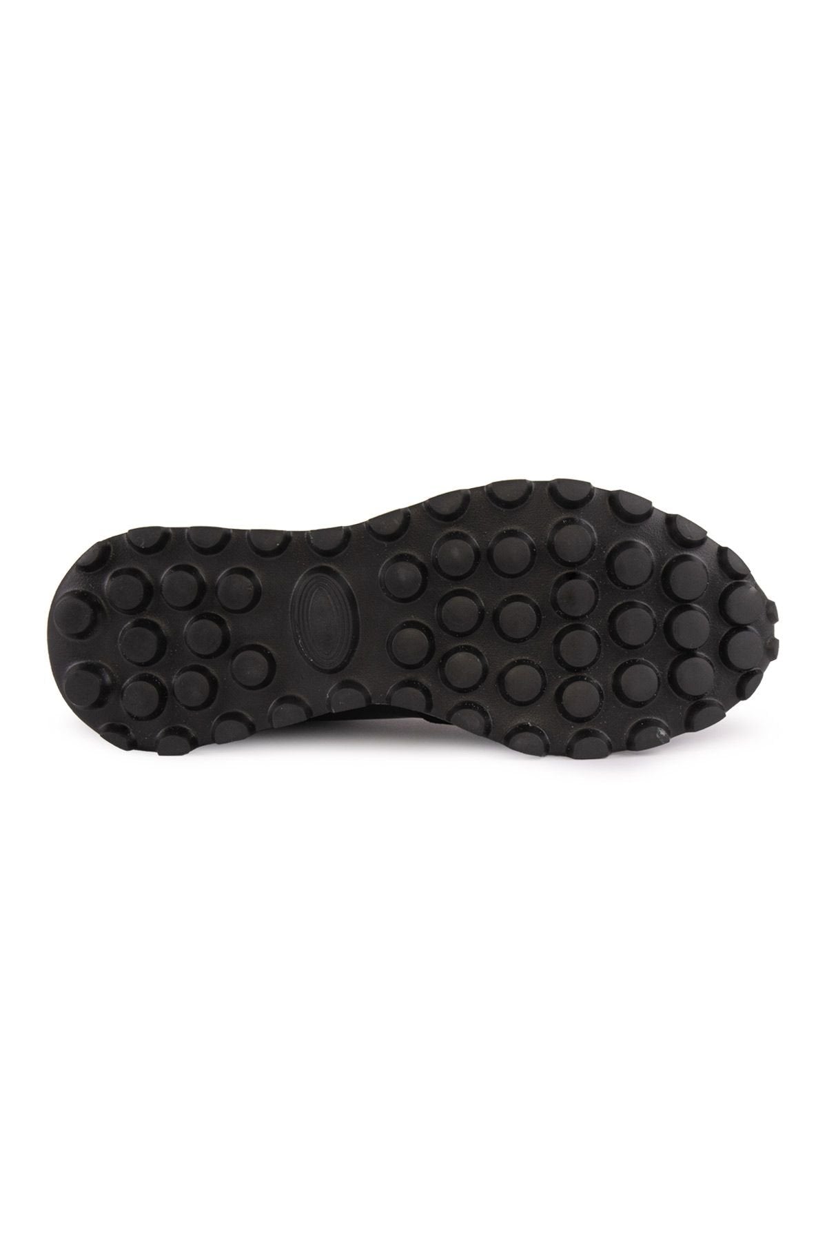 Pegia Leather Men's Sneakers DG5023  - Black