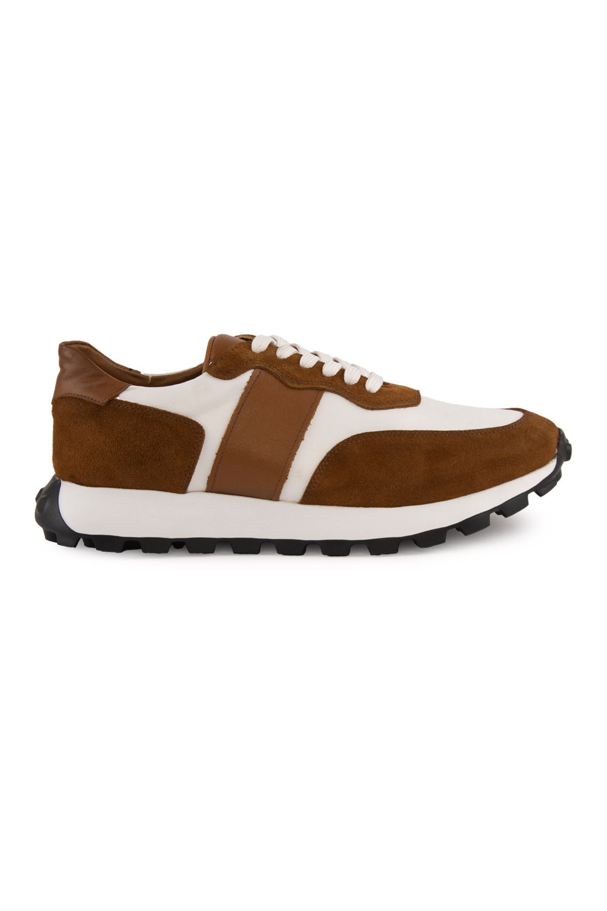 Pegia Leather Men's Sneakers DG5023  - Chestnut