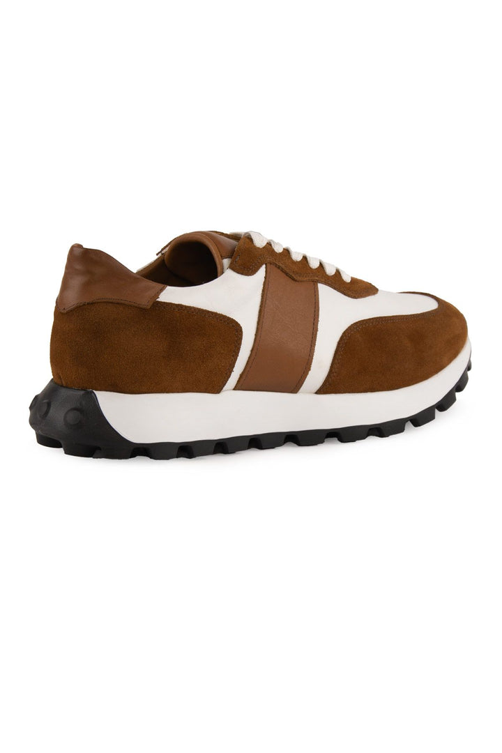 Pegia Leather Men's Sneakers DG5023  - Chestnut