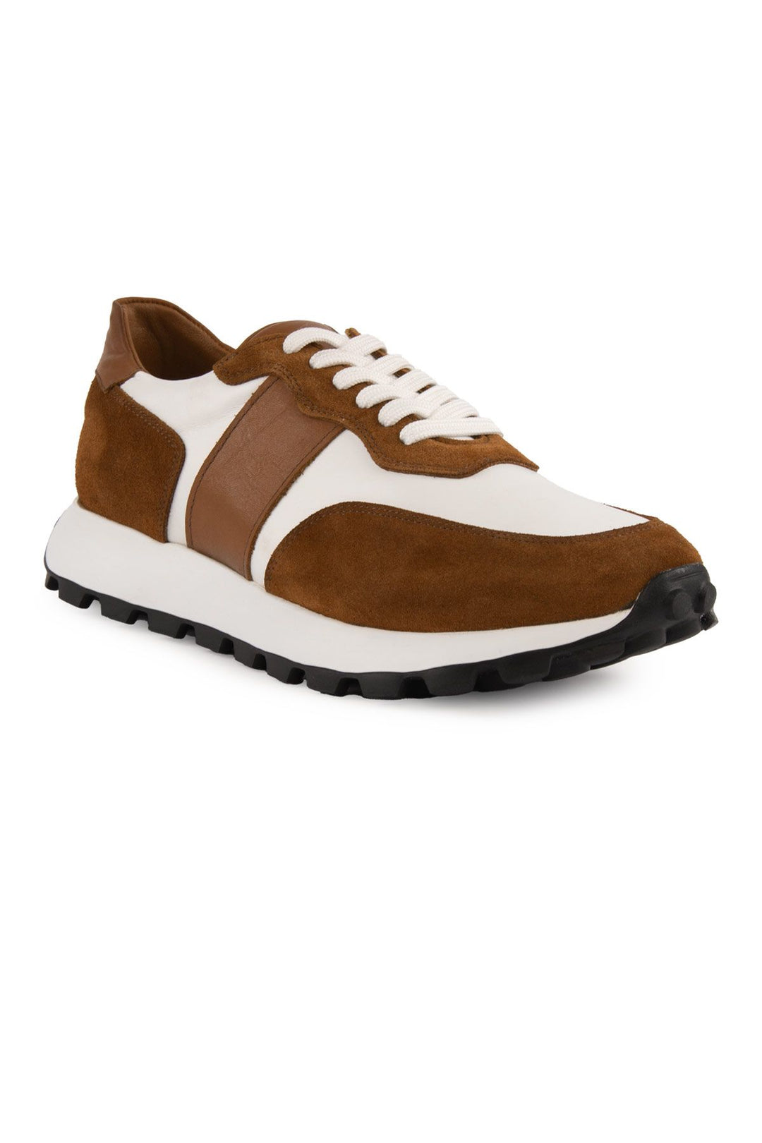 Pegia Leather Men's Sneakers DG5023  - Chestnut