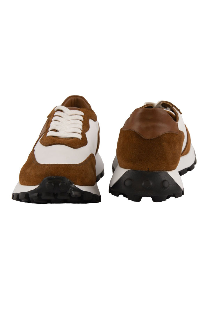 Pegia Leather Men's Sneakers DG5023  - Chestnut