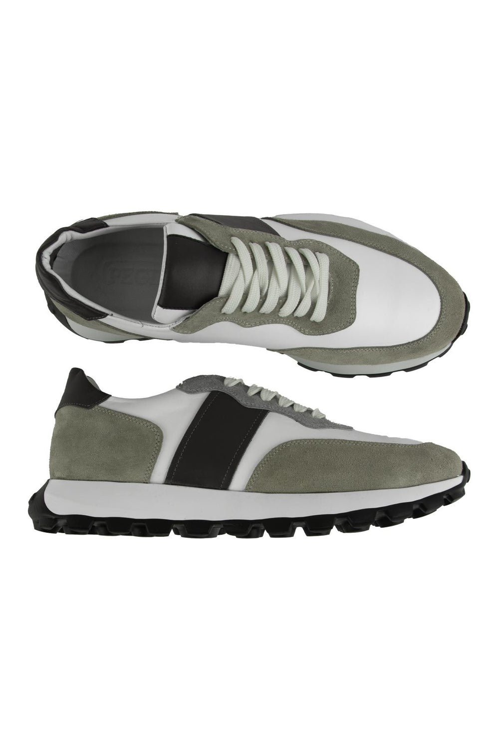 Pegia Leather Men's Sneakers DG5023  - Grey