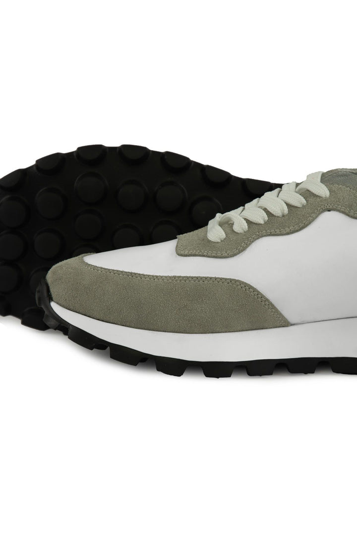 Pegia Leather Men's Sneakers DG5023  - Grey