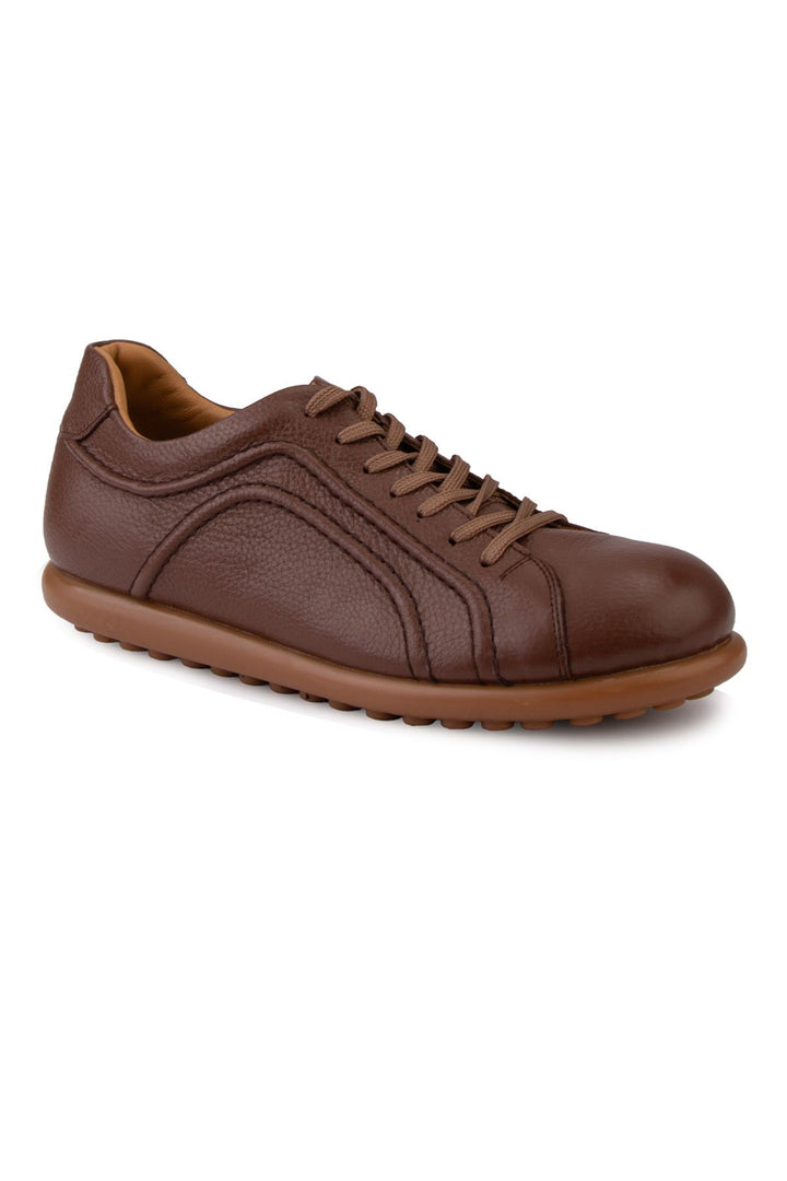 Pegia Men's Casual Leather Shoes DG5009  - Chestnut