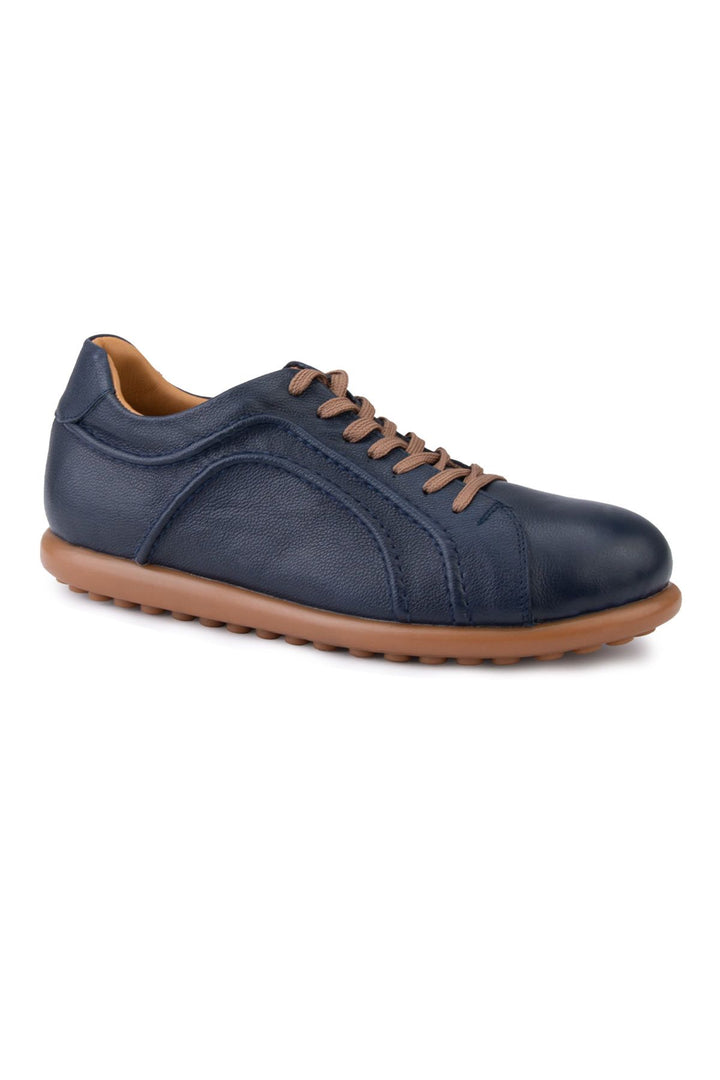 Pegia Men's Casual Leather Shoes DG5009  - Navy