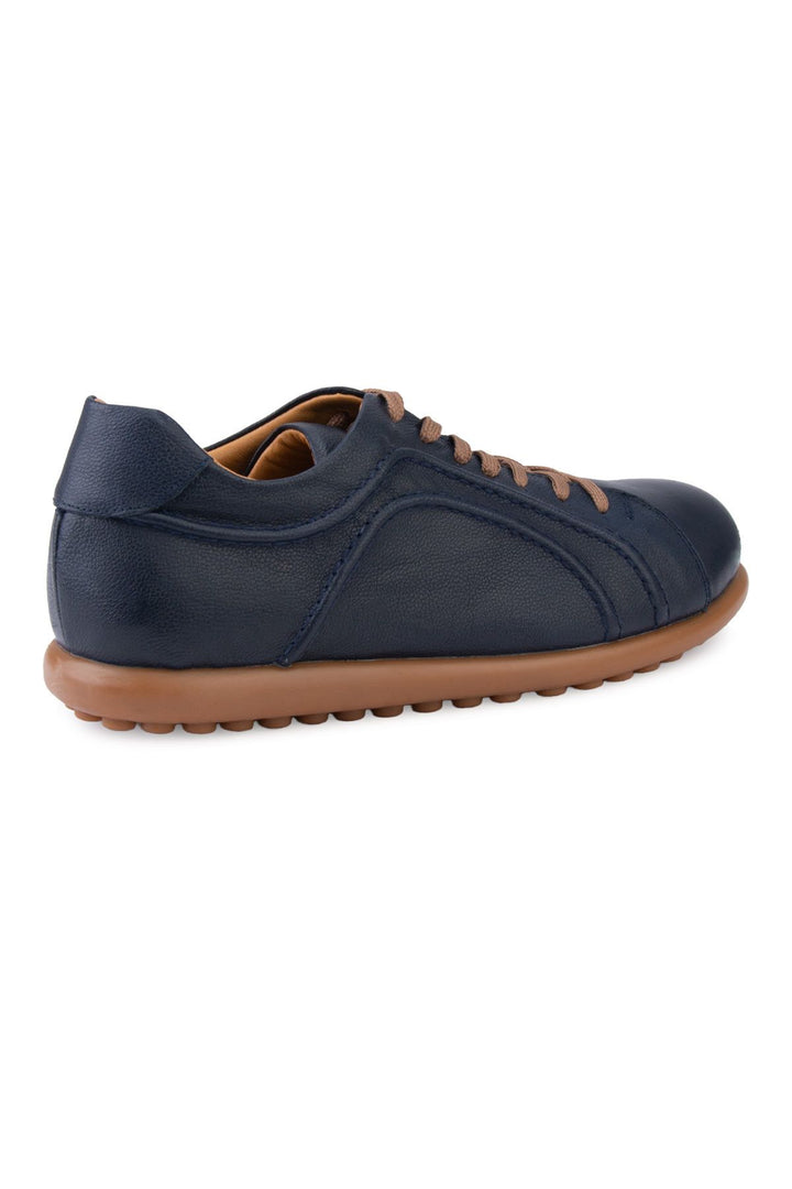 Pegia Men's Casual Leather Shoes DG5009  - Navy