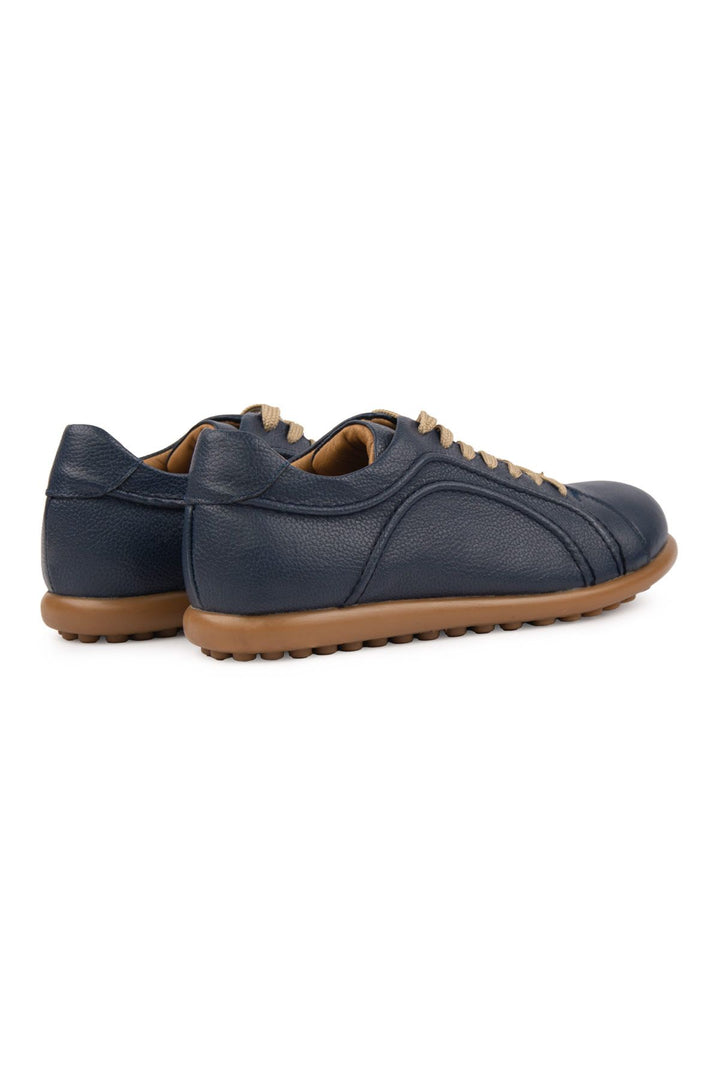 Pegia Men's Casual Leather Shoes DG5028  - Navy