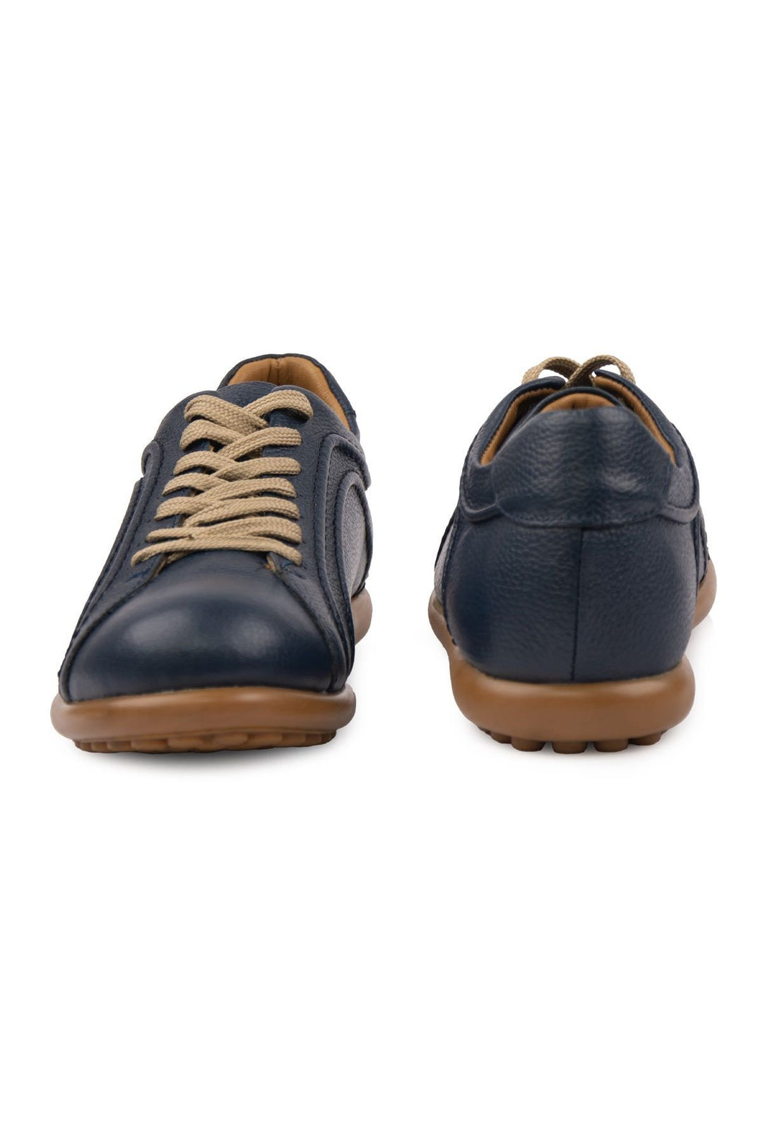 Pegia Men's Casual Leather Shoes DG5028  - Navy