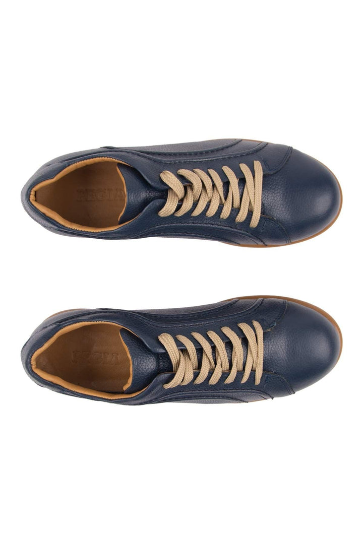 Pegia Men's Casual Leather Shoes DG5028  - Navy