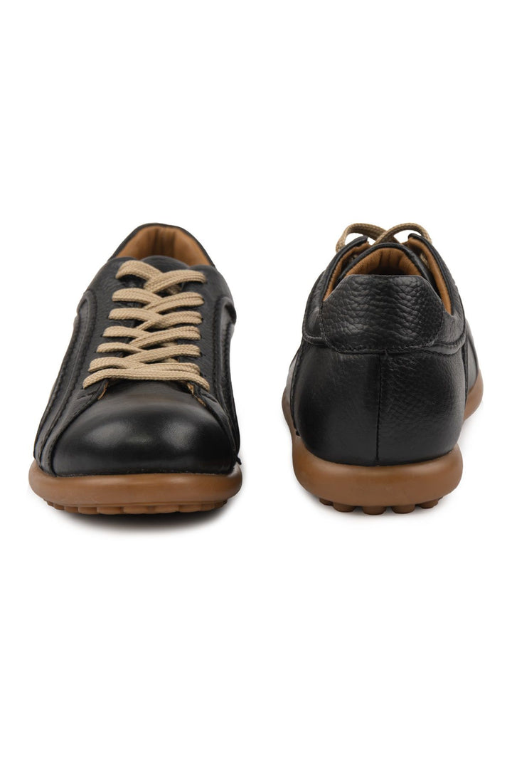 Pegia Men's Casual Leather Shoes DG5028  - Black