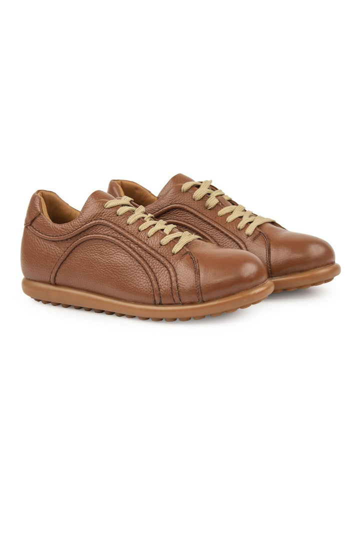 Pegia Men's Casual Leather Shoes DG5028  - Chestnut