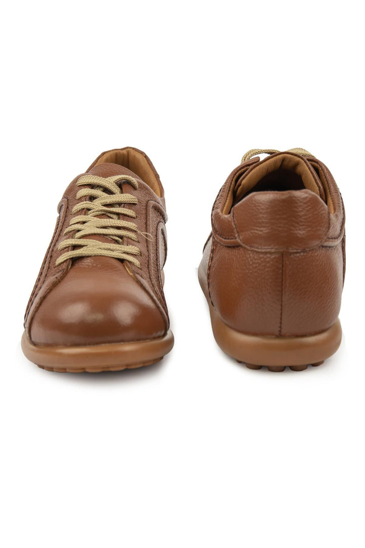 Pegia Men's Casual Leather Shoes DG5028  - Chestnut