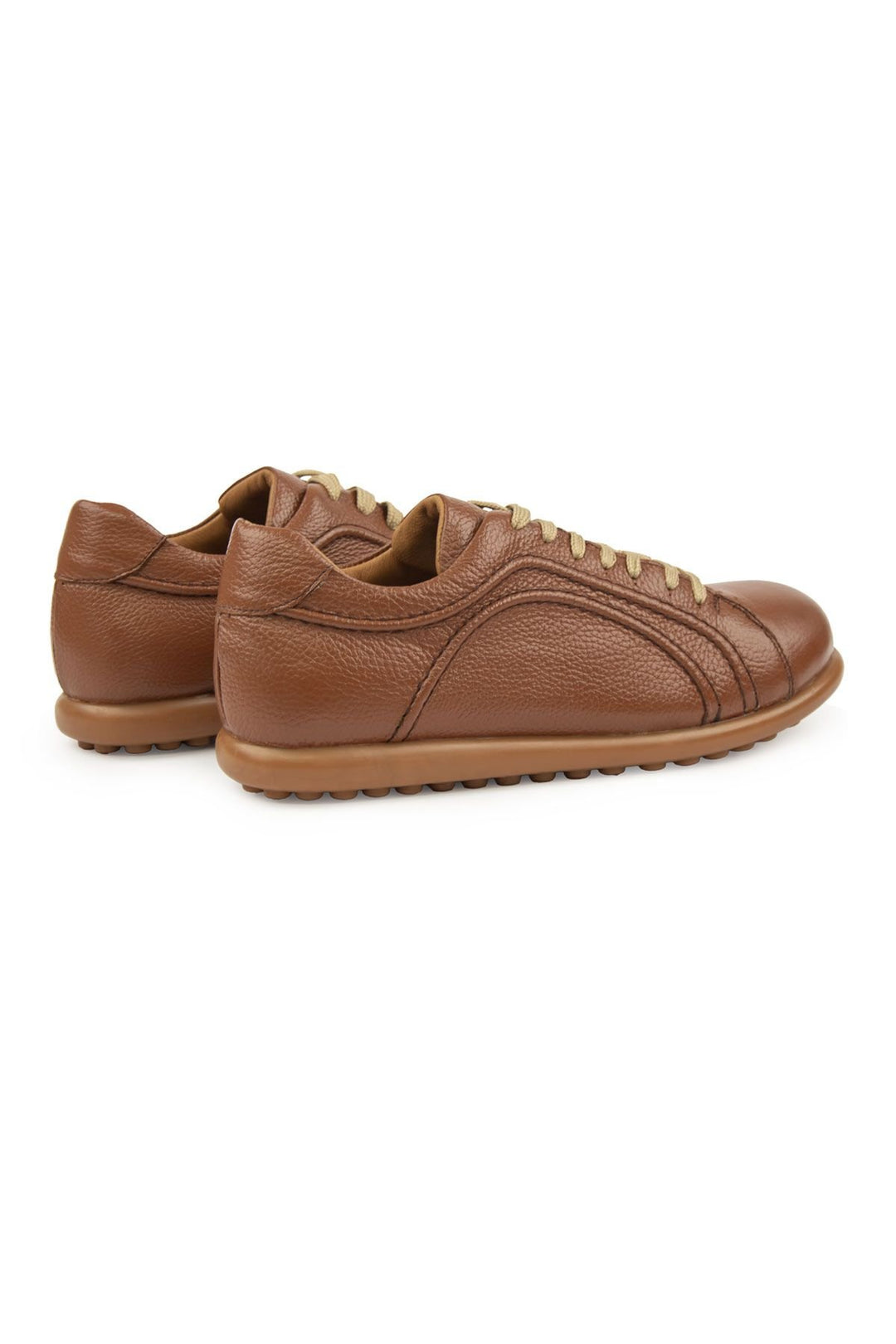 Pegia Men's Casual Leather Shoes DG5028  - Chestnut