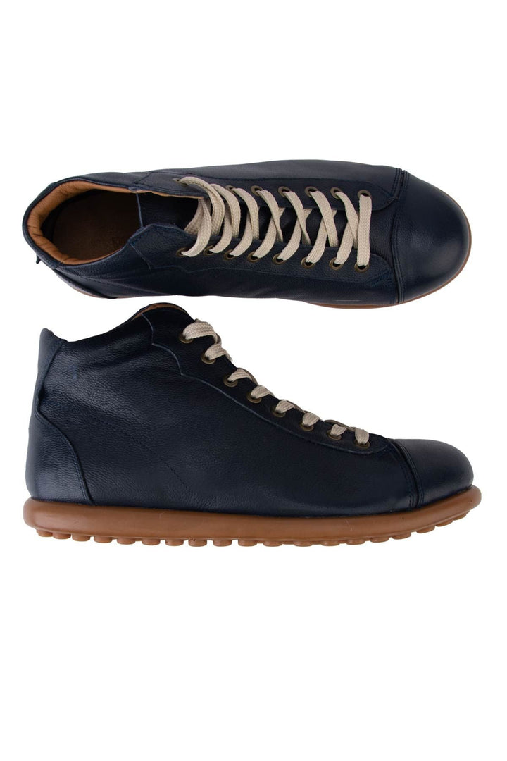 Pegia Men's Casual Leather Boots DG5010  - Navy