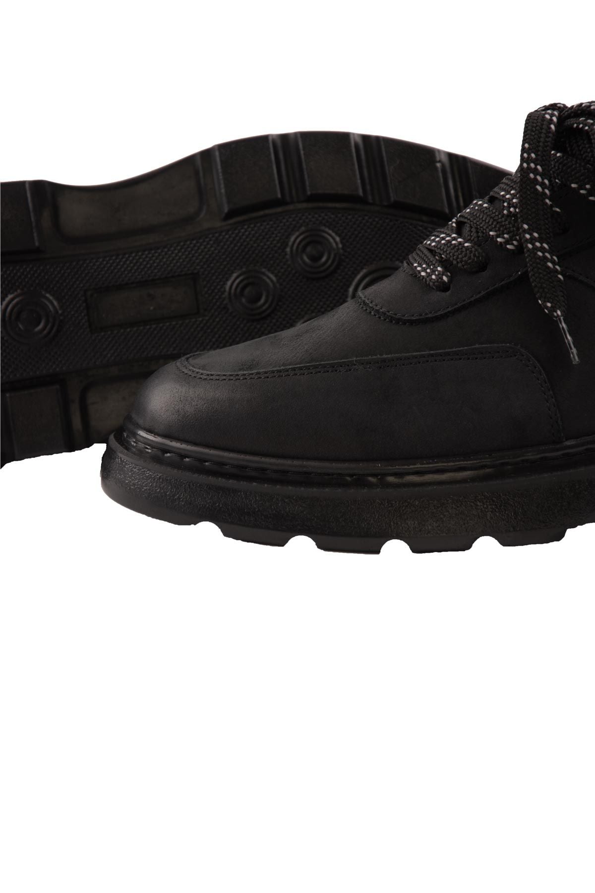 Pegia Men's Casual Nubuck Shoes DG5020  - Black