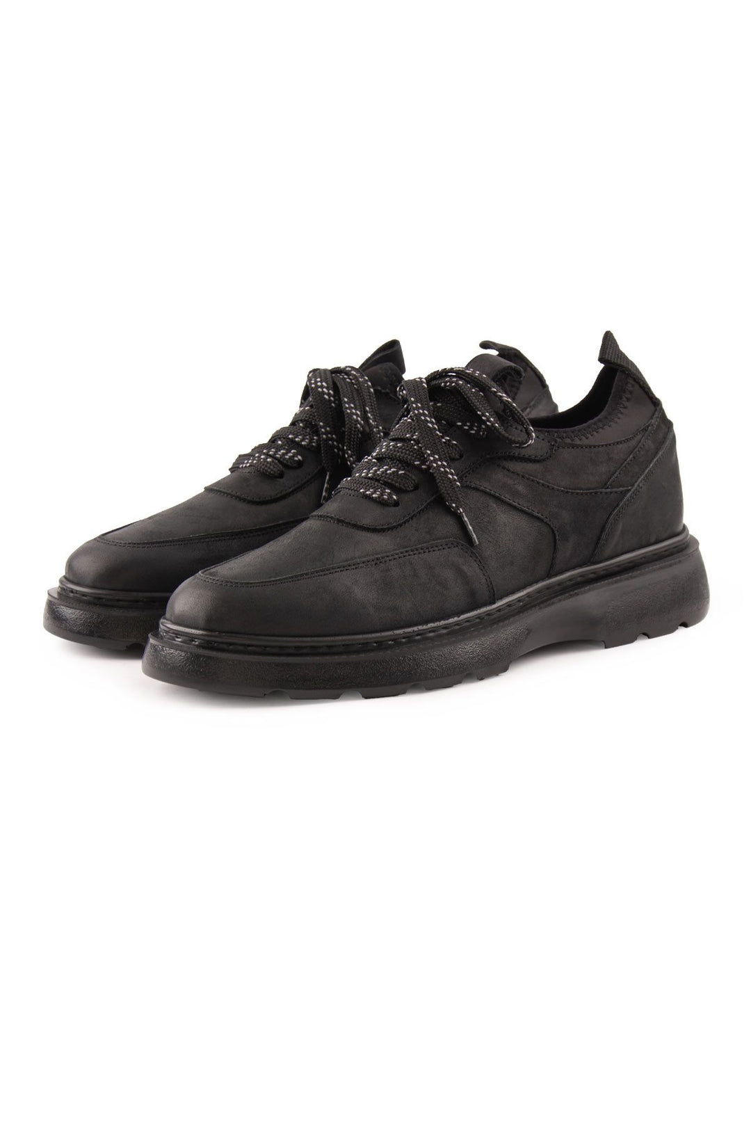 Pegia Men's Casual Nubuck Shoes DG5020  - Black
