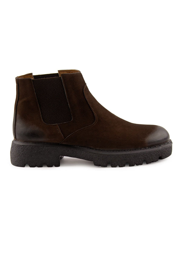 Pegia Men's Nubuck Chelsea Boots DG5014  - Choco