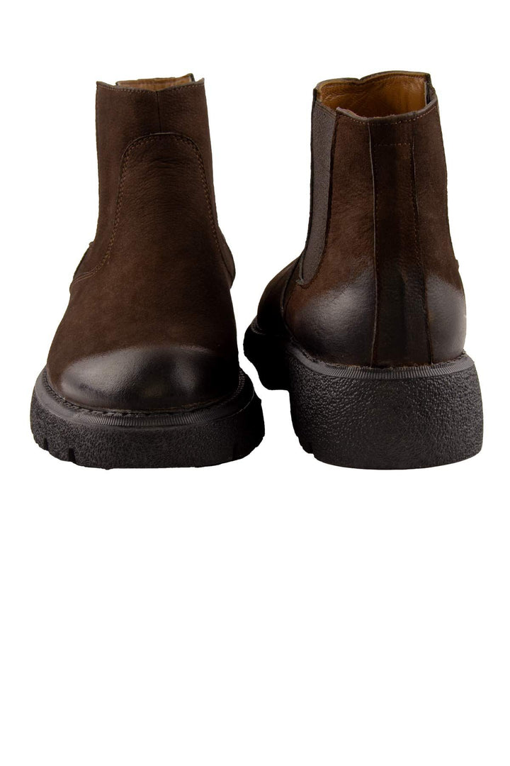 Pegia Men's Nubuck Chelsea Boots DG5014  - Choco