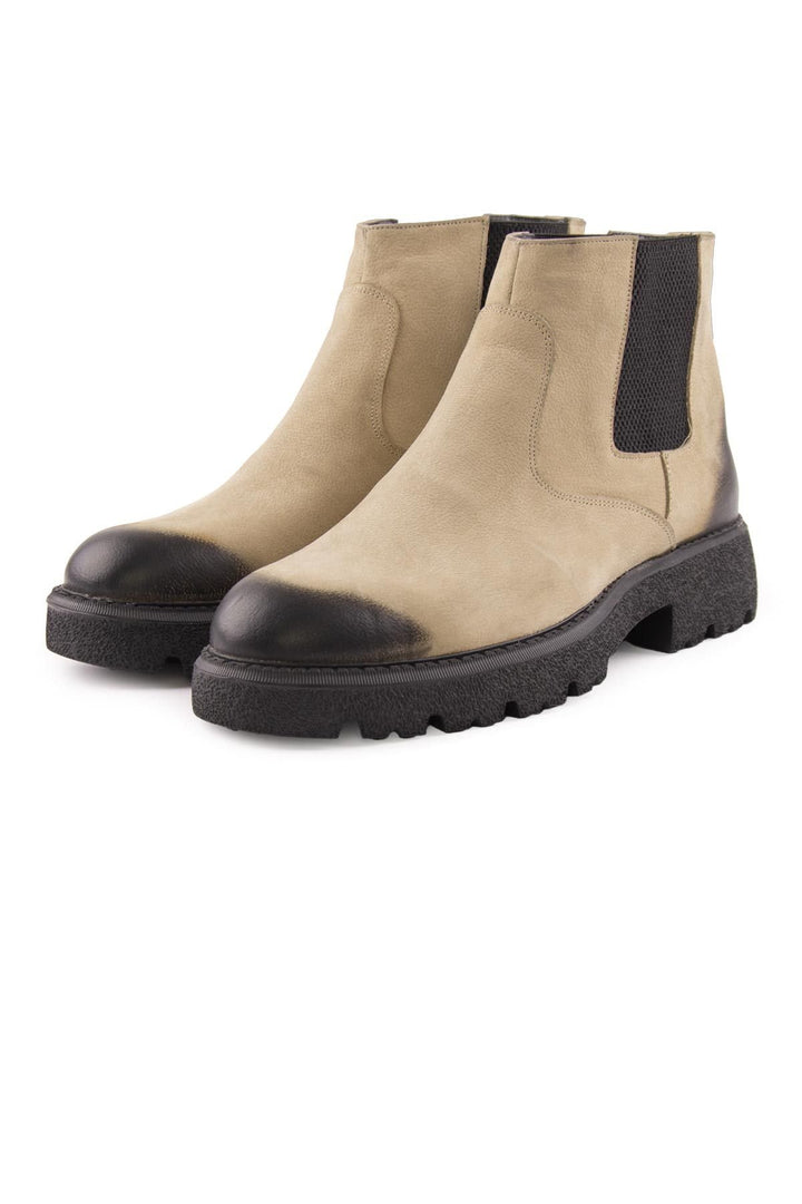 Pegia Men's Nubuck Chelsea Boots DG5014  - Beige
