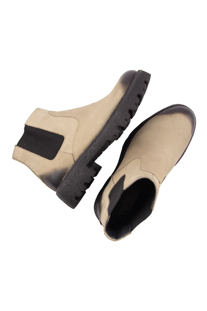 Pegia Men's Nubuck Chelsea Boots DG5014  - Beige