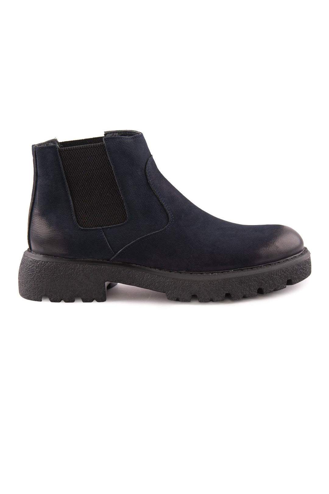 Pegia Men's Nubuck Chelsea Boots DG5014  - Navy