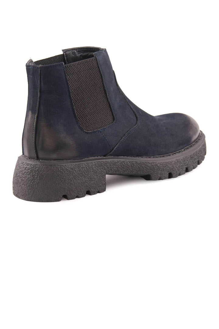 Pegia Men's Nubuck Chelsea Boots DG5014  - Navy