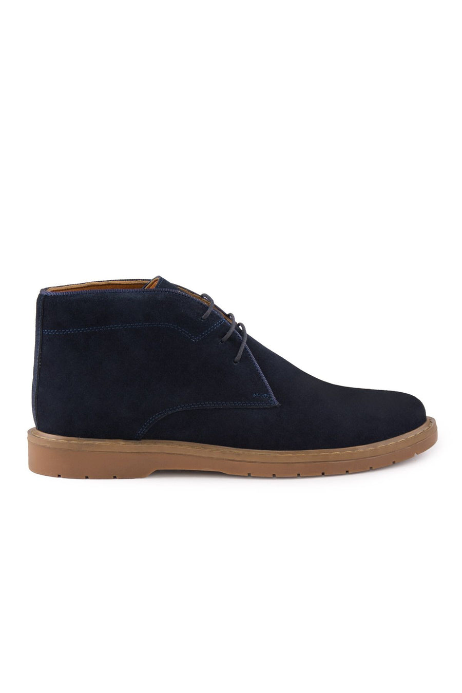 Pegia Men's Suede Lace-Up Boots DG5022  - Navy