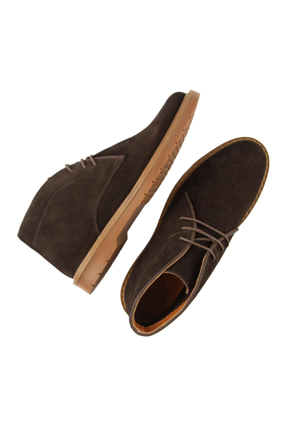 Pegia Men's Suede Lace-Up Boots DG5022  - Choco