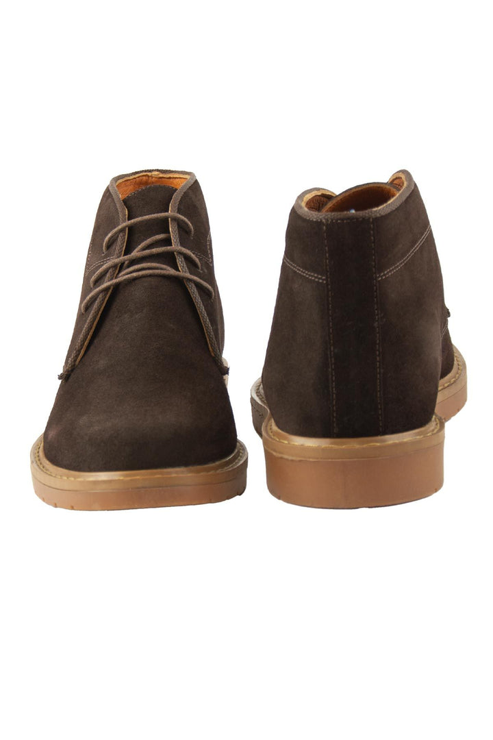 Pegia Men's Suede Lace-Up Boots DG5022  - Choco