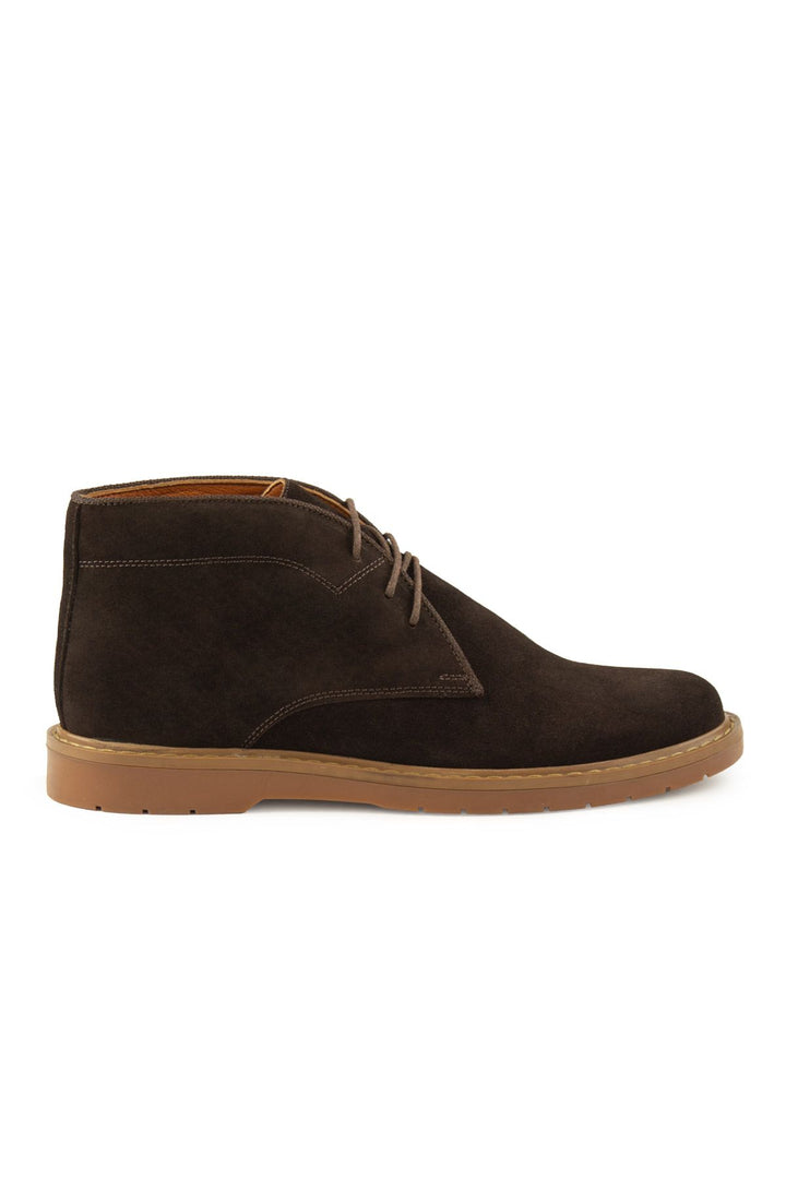 Pegia Men's Suede Lace-Up Boots DG5022  - Choco