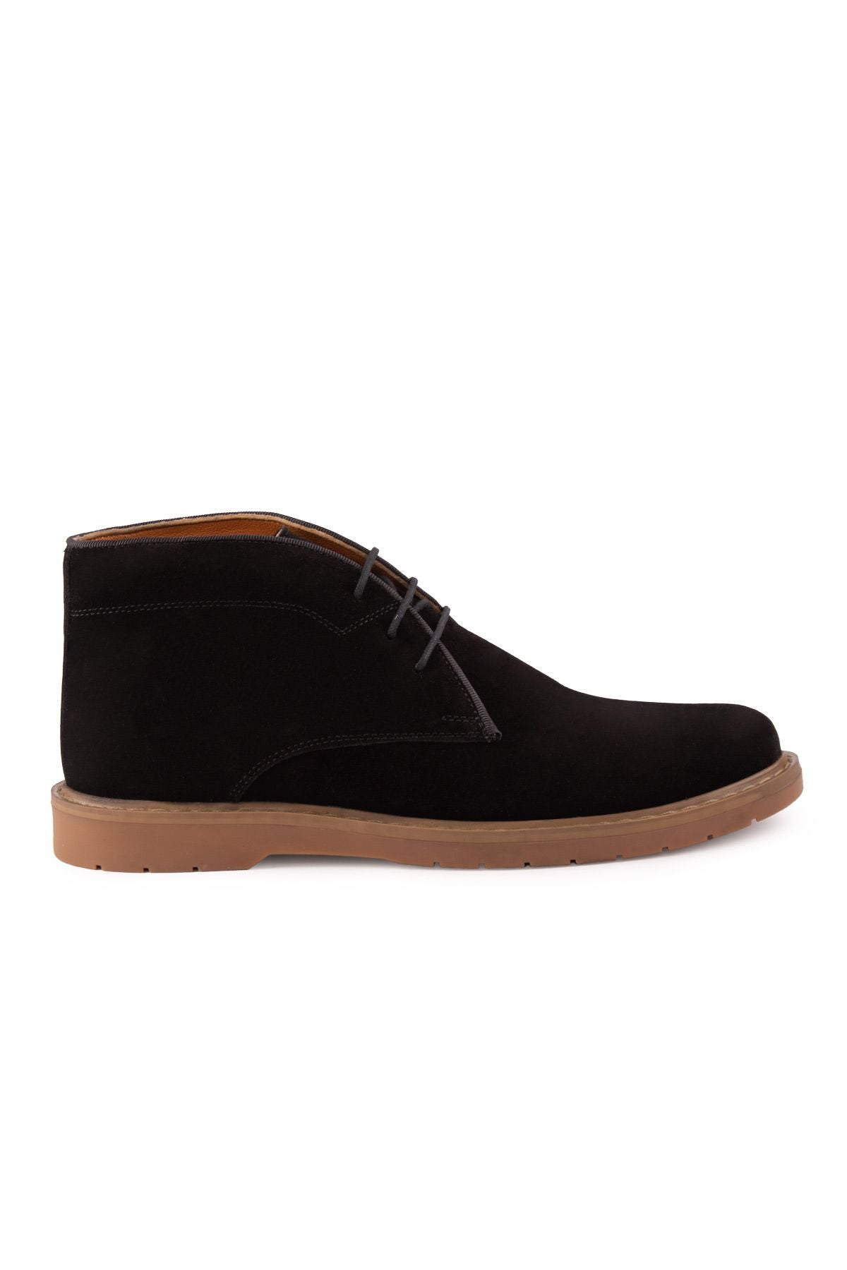 Pegia Men's Suede Lace-Up Boots DG5022  - Black