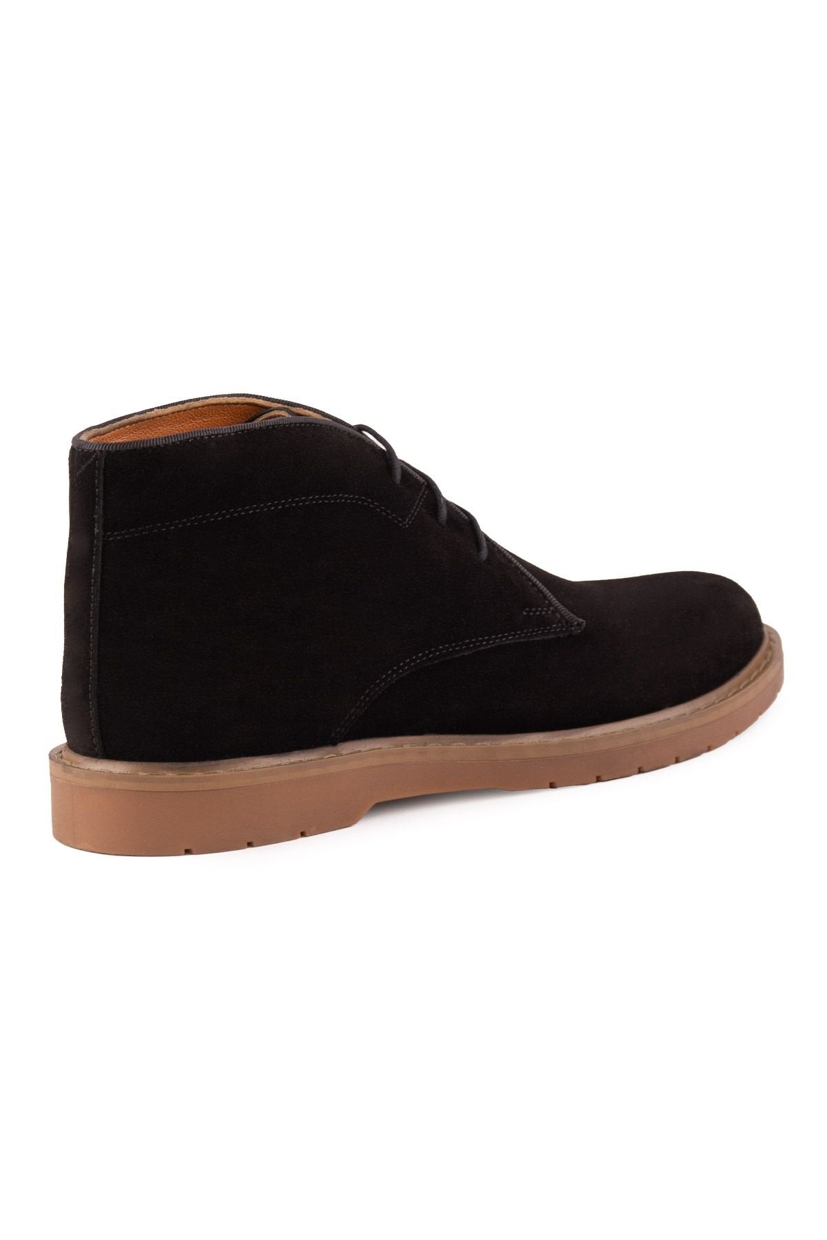 Pegia Men's Suede Lace-Up Boots DG5022  - Black