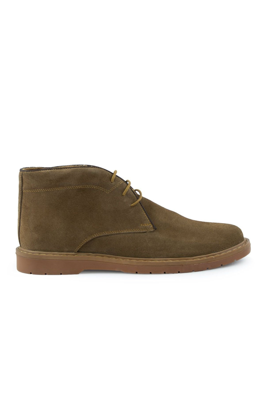Pegia Men's Suede Lace-Up Boots DG5022  - Latte