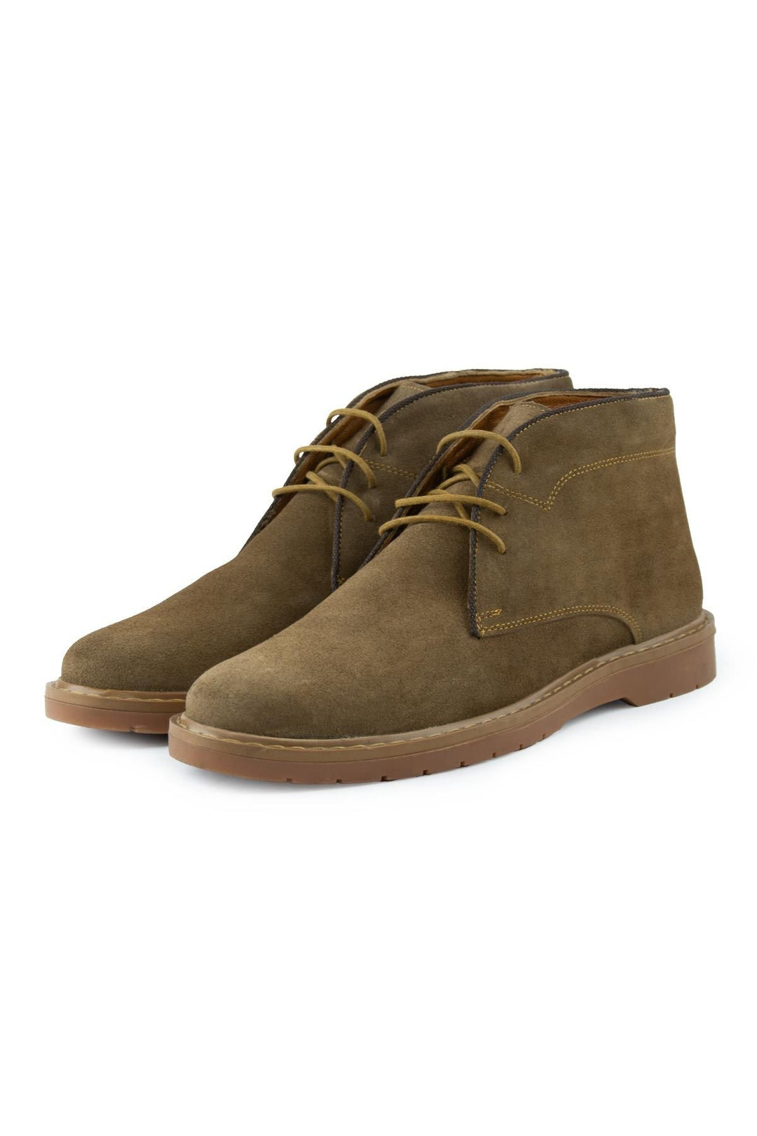 Pegia Men's Suede Lace-Up Boots DG5022  - Latte