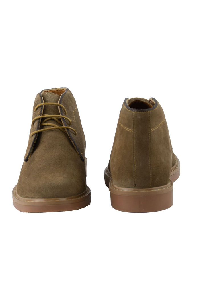 Pegia Men's Suede Lace-Up Boots DG5022  - Latte