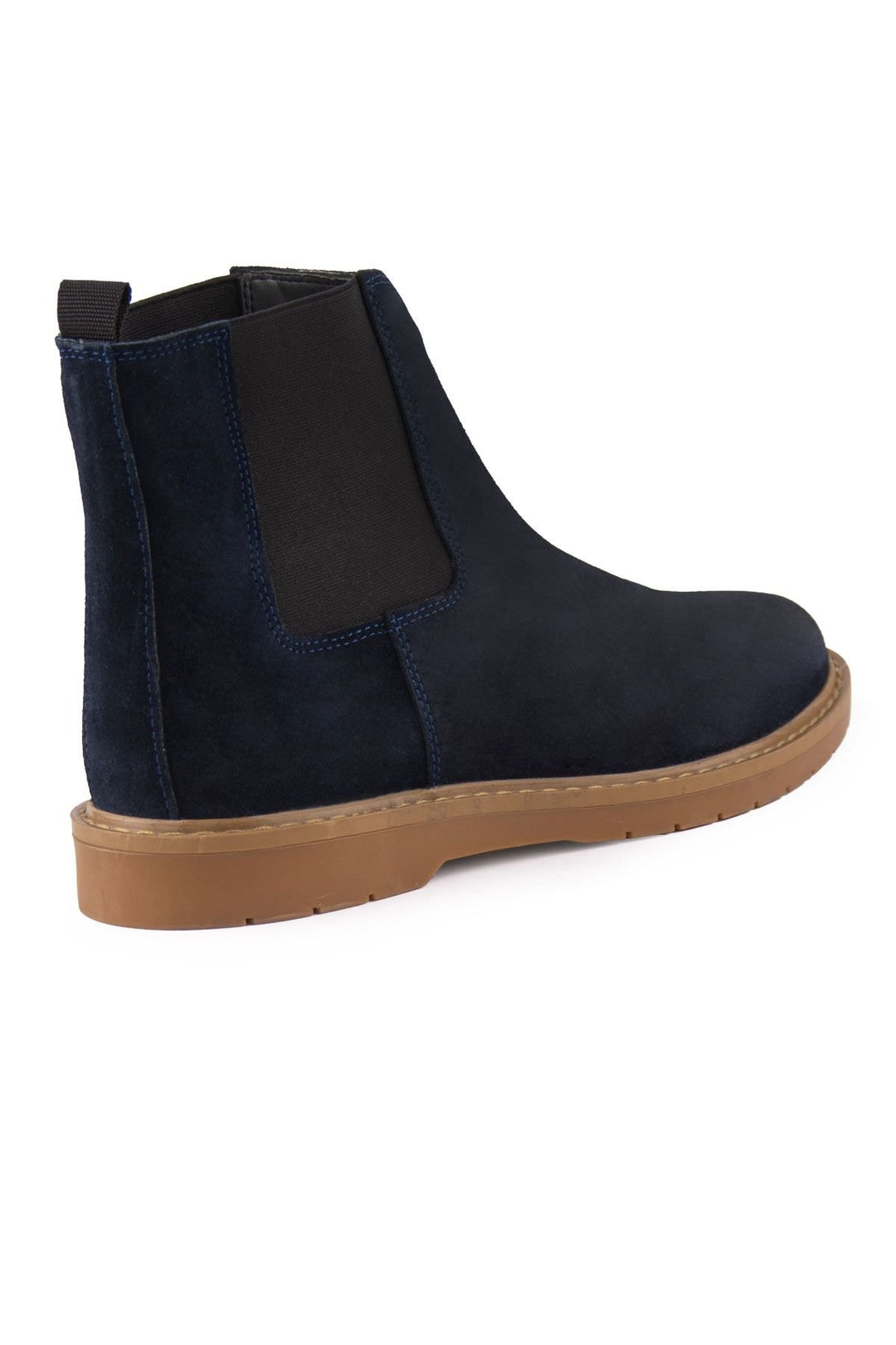 Pegia Men's Suede Chelsea Boots DG5021  - Navy