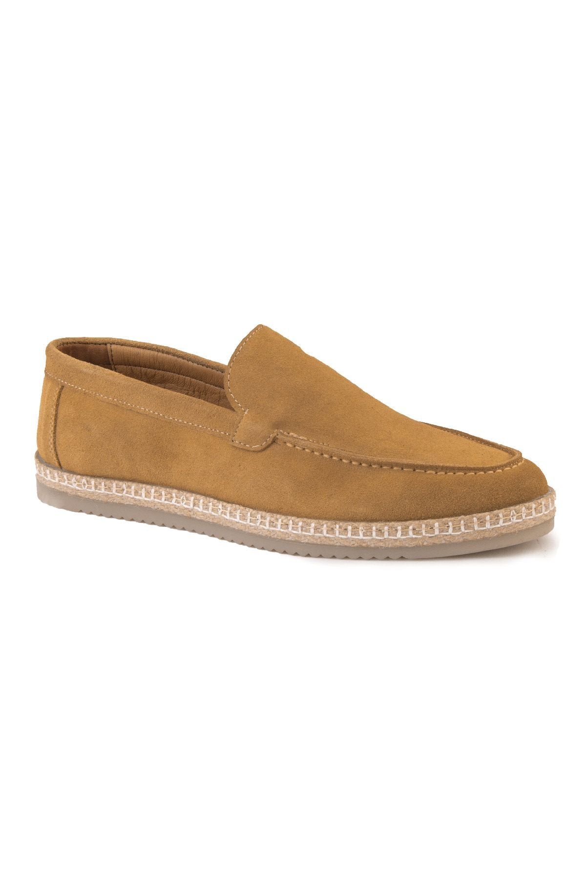 Pegia Men's Suede Espadrille Shoes DG5007  - Mustard