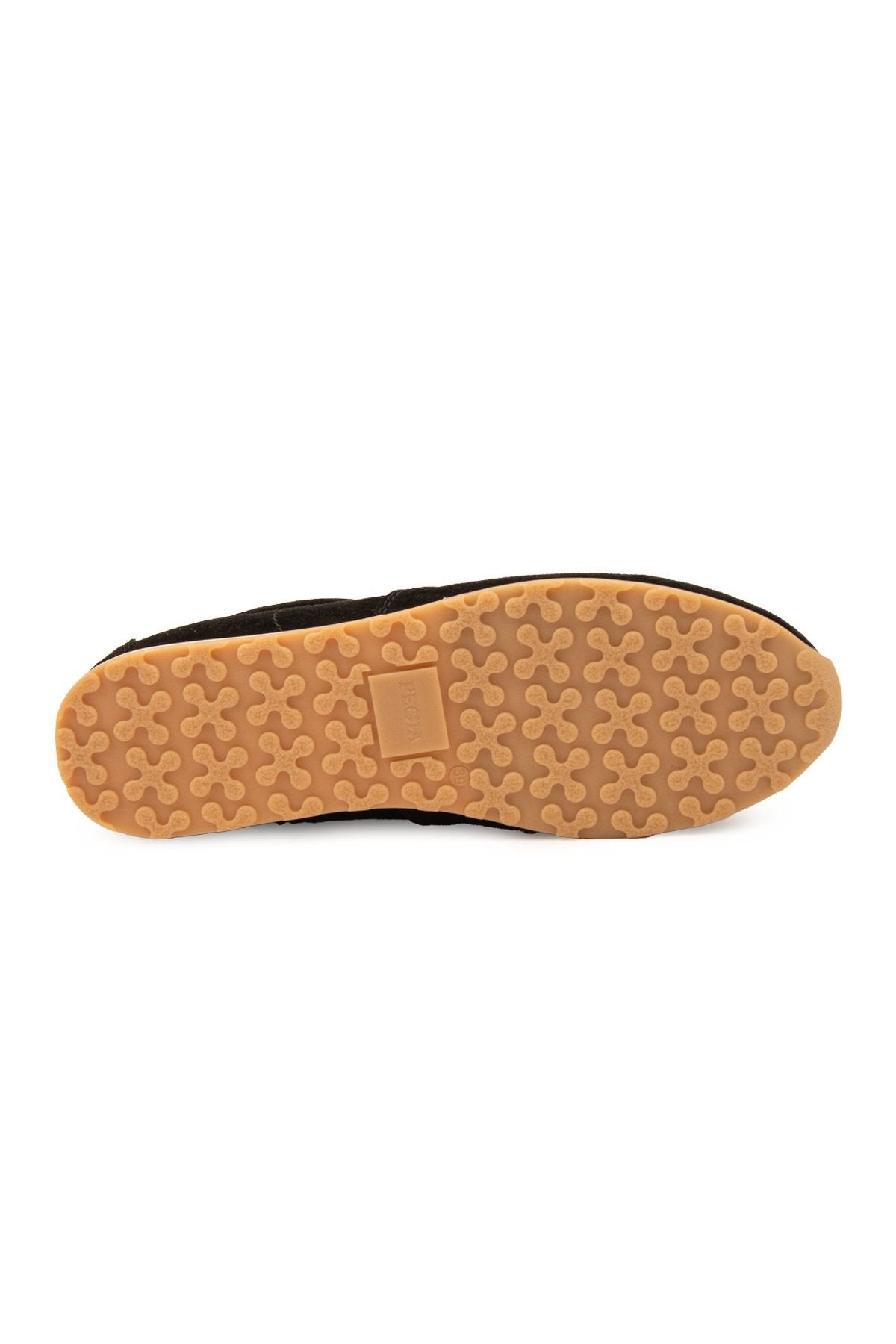 Pegia Flex Genuine Suede Sneakers 600100  - Black