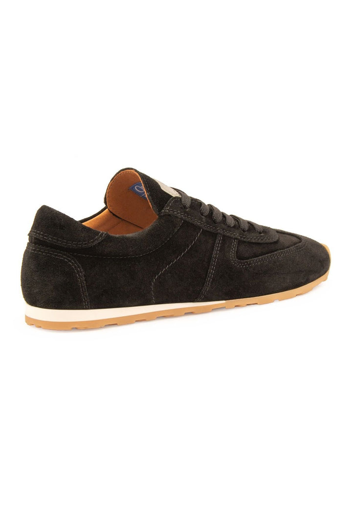 Pegia Flex Genuine Suede Sneakers 600100  - Black