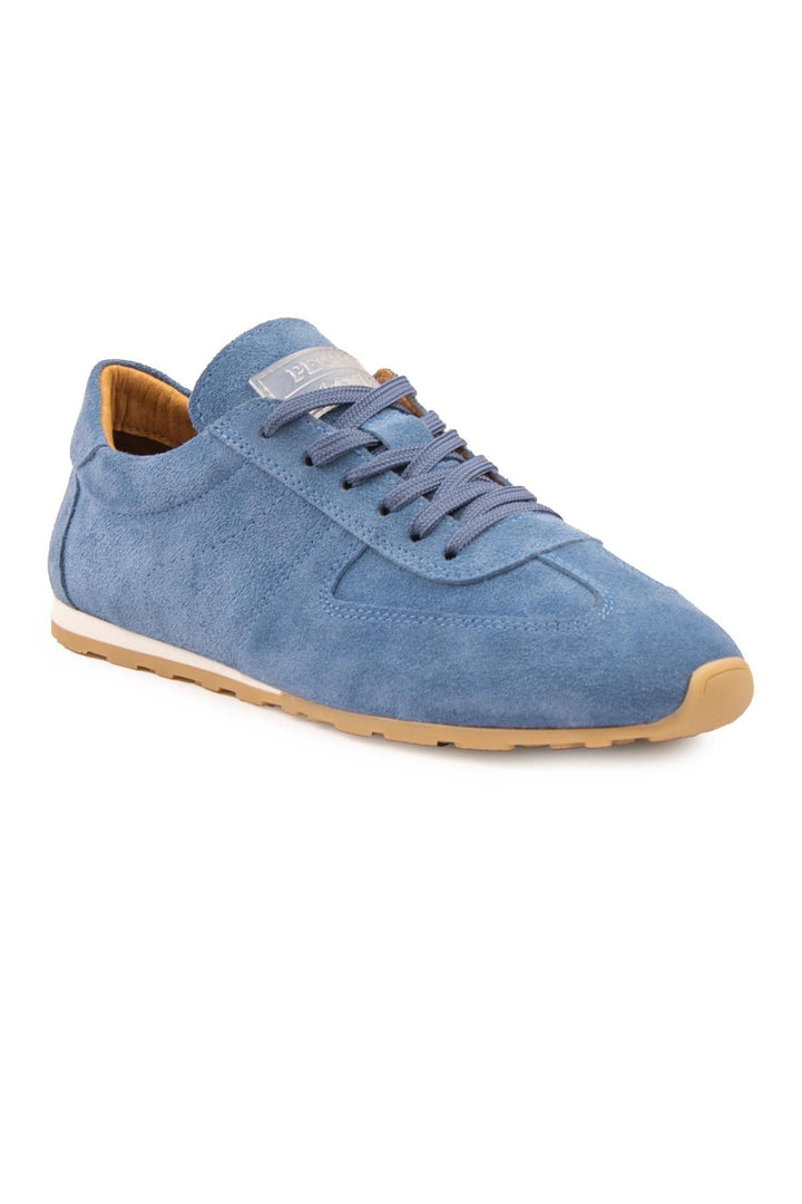 Pegia Flex Genuine Suede Sneakers 600100  - Blue