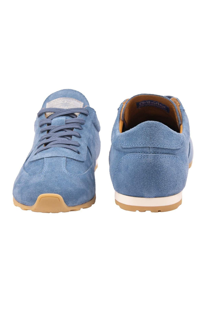 Pegia Flex Genuine Suede Sneakers 600100  - Blue